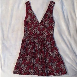 Forever 21 exclude paisley print mini dress
